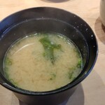 すしやのたい悟 - 味噌汁