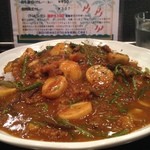 カルダモン． - 山菜と里芋のカレー