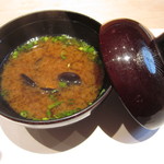 鮨 久いち - 蜆のお味噌汁