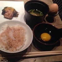 銀座 座屋 - シメは玉子かけご飯。土鍋飯が良かったなあ