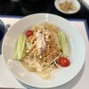 天神華都飯店 - 棒棒鶏冷麺。棒棒鶏を少しずつかけながら頂きます。