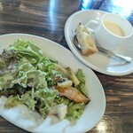 La Pala - セットのサラダとスープ