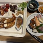 湯の児 海と夕やけ - 美味しいと噂のエビフライ