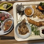 湯の児 海と夕やけ - サザエの壺焼き、あら煮、また食べたいです♡