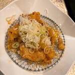 すし おおまさ - シマチョウのガーリック炒め