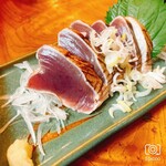 炭火焼 七輪 - かつおたたき