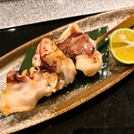 すし おおまさ - イカの串焼き