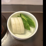 うなぎ今井 - お新香　　byまみこまみこ