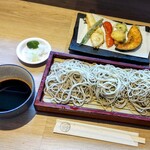 江戸そば マルノ - 精進天もり 生粉打ち大盛り