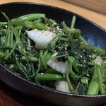 焼きもの家 慶 - 油っぽくない繊細な色彩と味と食感の空芯菜^_^