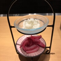 銀座 焼 新潟屋 - ピクルス、鬼おろし