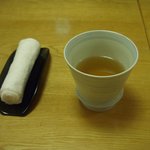 日本料理　呉濤 - お茶はほうじ茶です。