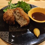糀素弓 - あじ豚メンチカツ