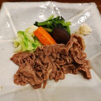 ざくろ TBS店 - ざくろ御膳（お肉、つけ合わせ）