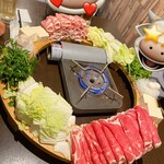 炭火しゃぶしゃぶ・土鍋・しらふゆ - 