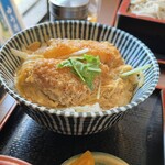 ゆう月 - ◾️海老カツ玉子とじ丼セット¥900