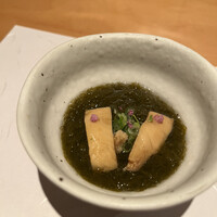 心づくし　いなせ - 蒸ホヤと細もずく酢の物