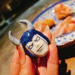 食堂いとめし - この世代の男性はきっと喜ばれそう！バッファローマン箸置き