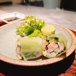 食堂いとめし - カオマンガイの生春巻！