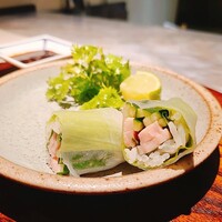 食堂いとめし - カオマンガイの生春巻！