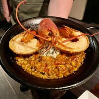 上六ワイン - オマール海老のパエリア