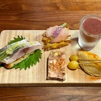 上六ワイン - 前菜盛り合わせ