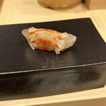 あま木 - 蒸しレア車海老（一色産）