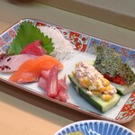 家庭料理 小川 - アテ盛り合わせ