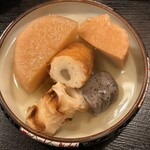 ひと椿 - ①おでんおまかせ五種盛り 1,850円