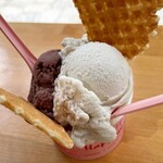 IL Gelato Hawaii - Gelato regular(2scoops) $7.75
            HAWAIIAN BANANA、DARK ACAI
            （約1240円 2024年5月時点）