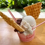 IL Gelato Hawaii - Gelato regular(2scoops) $7.75
            HAWAIIAN BANANA、DARK ACAI
            （約1240円 2024年5月時点）