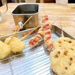 串カツ　ほおかむり - 本日は串カツ飲み
※しゃぶしゃぶは、また後日