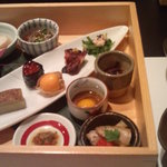 和食すがわら - お通し各種。