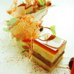 モダンフレンチ 「コラージュ」 - フォアグラ・キューブ　ルバーブの摩訶不思議(＋８００円)