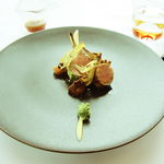 モダンフレンチ 「コラージュ」 - 仔羊の気まぐれ　アーティチョークはバリグールで