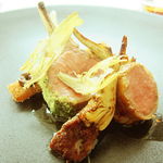 モダンフレンチ 「コラージュ」 - 仔羊の気まぐれ　アーティチョークはバリグールで