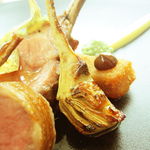 モダンフレンチ 「コラージュ」 - 仔羊の気まぐれ　アーティチョークはバリグールで・・・アーティチョーク