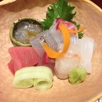 旬彩天 つちや - のれそれ、さより、マグロ、ボタンエビ、剣先イカ、鯛まいう〜