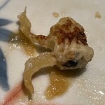 日本橋 蕎ノ字 - サザエ　白子