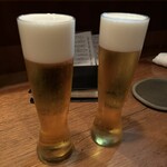 鶏一途 - 生ビール