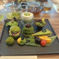 RESTAURANT 1899 OCHANOMIZU - 【夏限定 1899アフタヌーンティープレート】
                    ・抹茶モンブラン
                    ・抹茶かき氷
                    ・抹茶タルト
                    ・抹茶アイス
                    ・抹茶ティラミス
                    ・果物
                    ・抹茶黄身寿司
                    ・抹茶ハンバーガー
                    ・抹茶ポテトサラダ