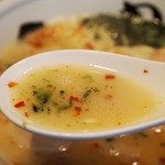 まんかい - ②潮とん スープ