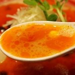 まんかい - ③トマとん スープ