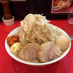 用心棒2階 - 豚玉(中)910円 全部のせ