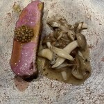 luogo - 青森鴨　炭火　タスマニア粒マスタード