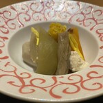 263614771 - 京野菜の煮物　一つ一つのお野菜の美味しさが分かるように丁寧にお料理されています。