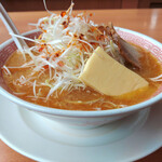 幸楽苑 - 味噌ねぎらーめん+バター