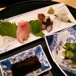 ムツゴロウ - ほろ酔いセットの前半あたり