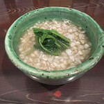 green glass - 蕎麦の実のおひたし　500円