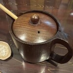 green glass - 蕎麦湯　濃さが選べます